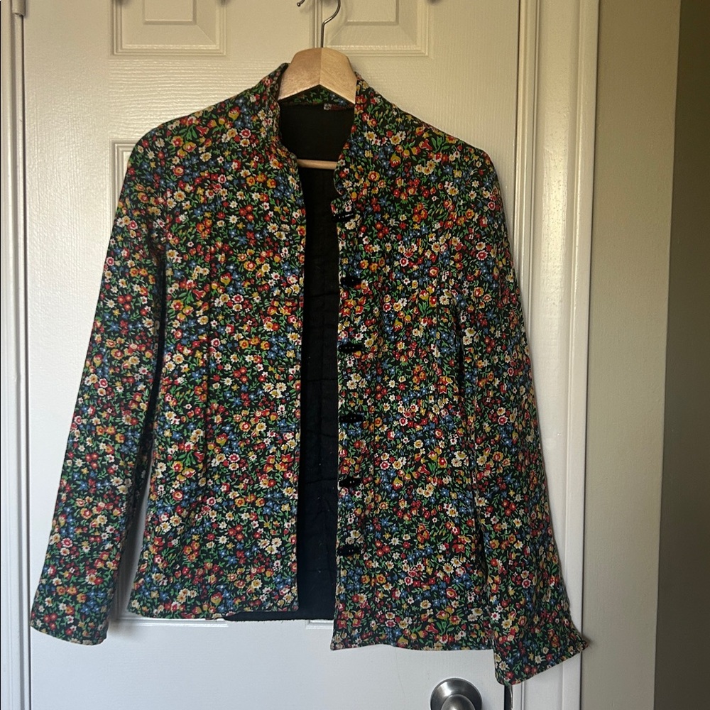Vintage Floral Multicolor Jacket